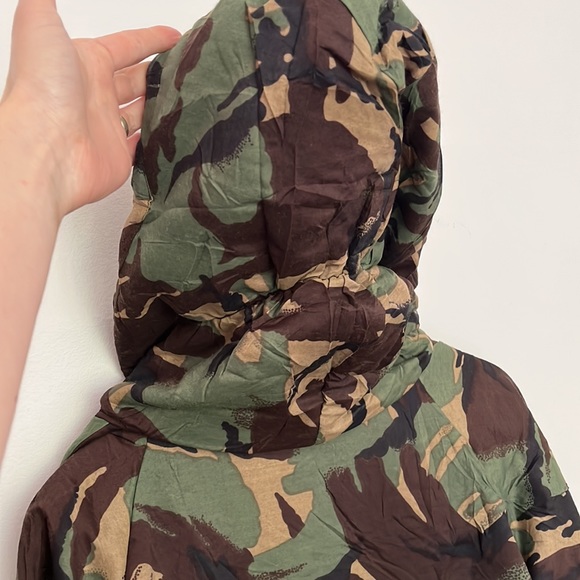 Vintage Army Pullover smock with hood - Picture 5 of 7